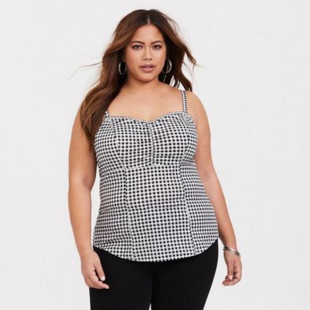 NEW Plaid Cami Top Size 4 4X 26 NWT by Torrid